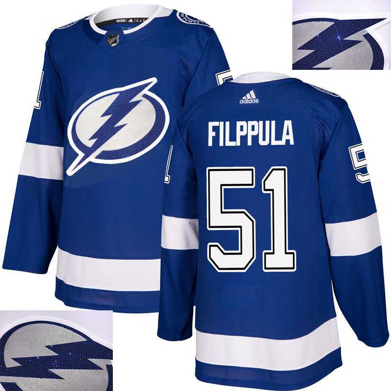 Lightning #51 Filppula Blue With Special Glittery Logo Adidas Jersey,We sell and wholesale Lightning #51 Filppula Blue With Special Glittery Logo Adidas Jersey on line form chian!